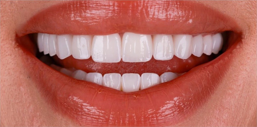 After – Hollywood Smile in zirconia
